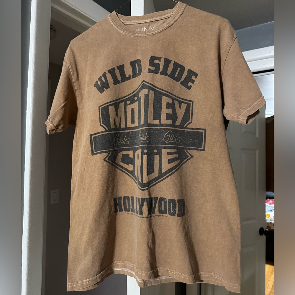 Brown Mötley Crüe Graphic T-Shirt